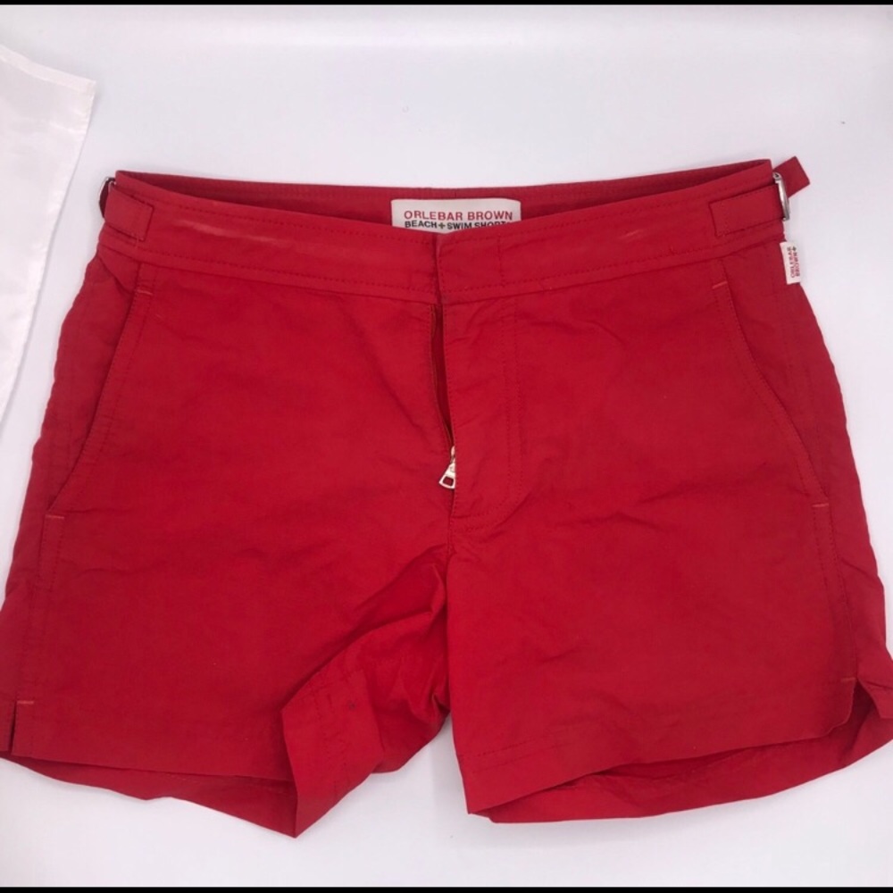 Men’s Swim Shorts Red - Orlebar Brown Bulldog